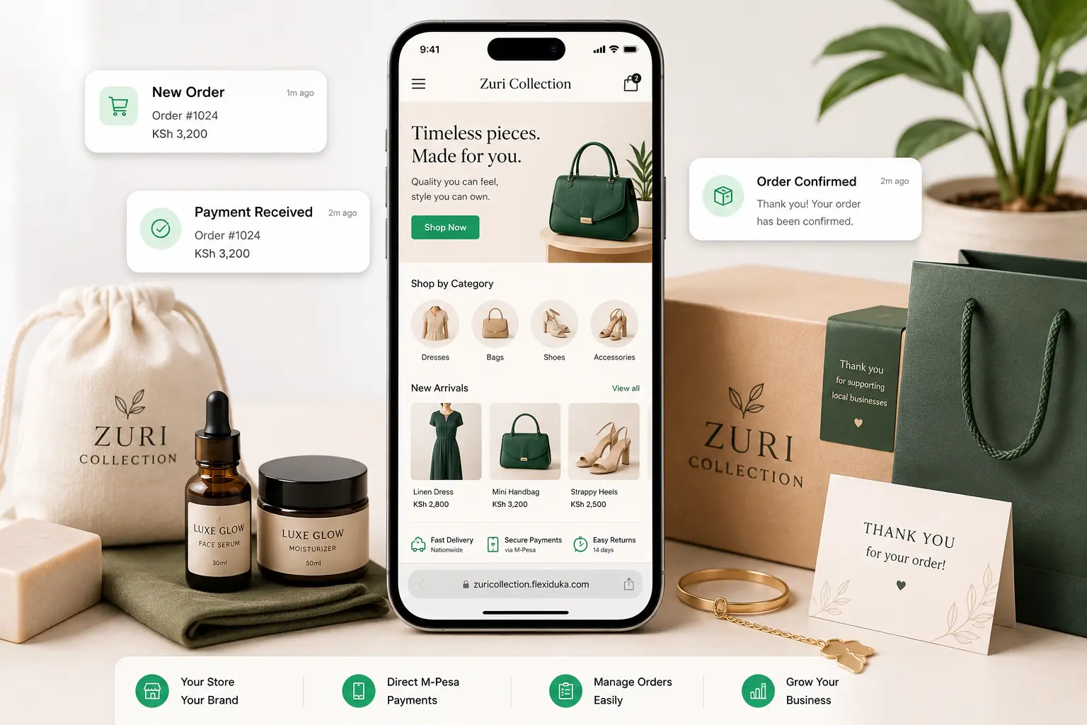 FlexiDuka storefront builder